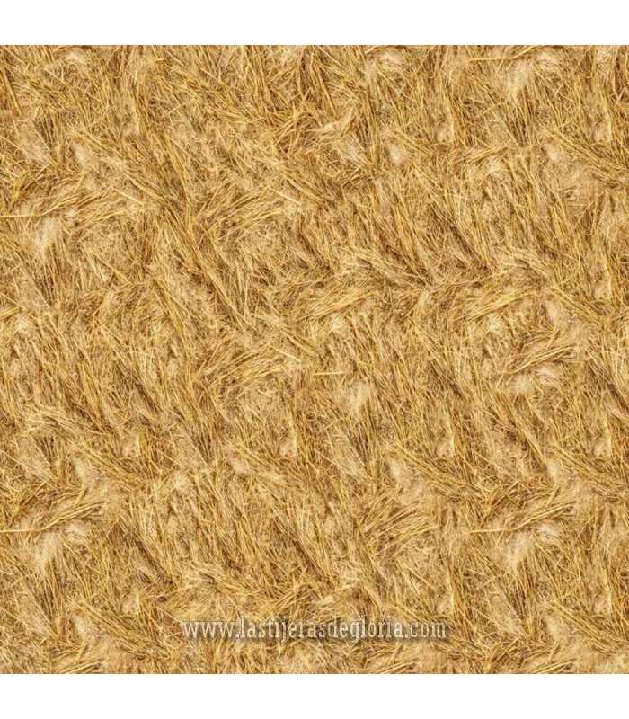 Tela de paja o heno colección Naturaleza ancho 140 cm.