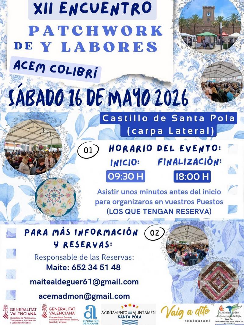 XII Encuentro de Patchwork Santa Pola 2026